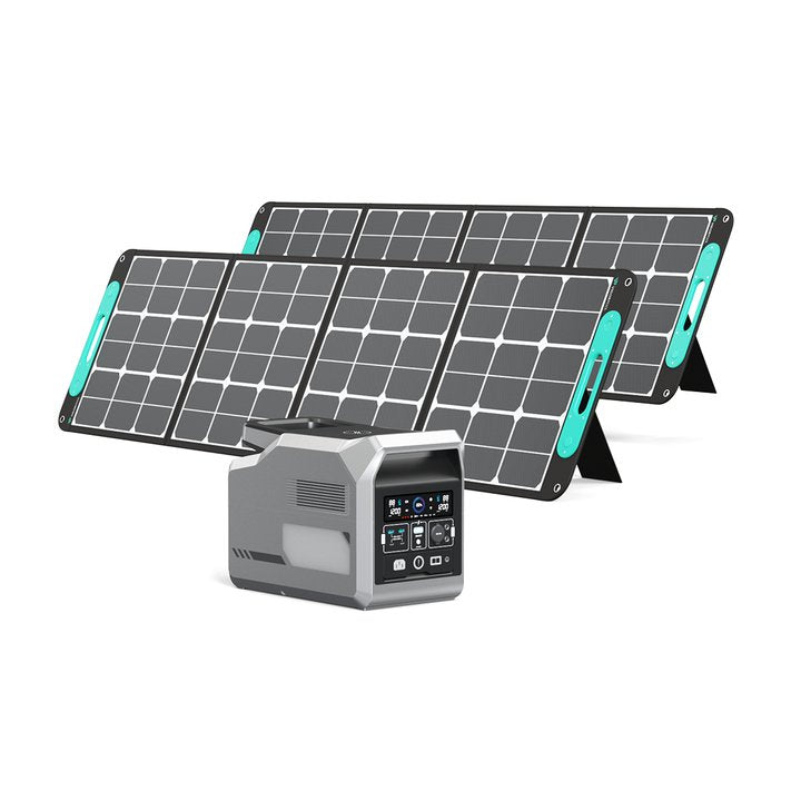 VIGORPOOL CAPTAIN1200 Portable Power Supply - Solar Panel 200W